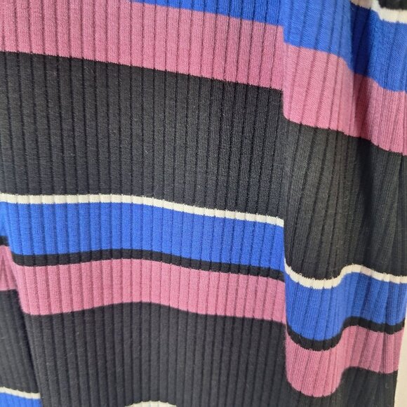 NWT Express Ribbed Striped Maxi Dress size size Large - Picture 5 of 5